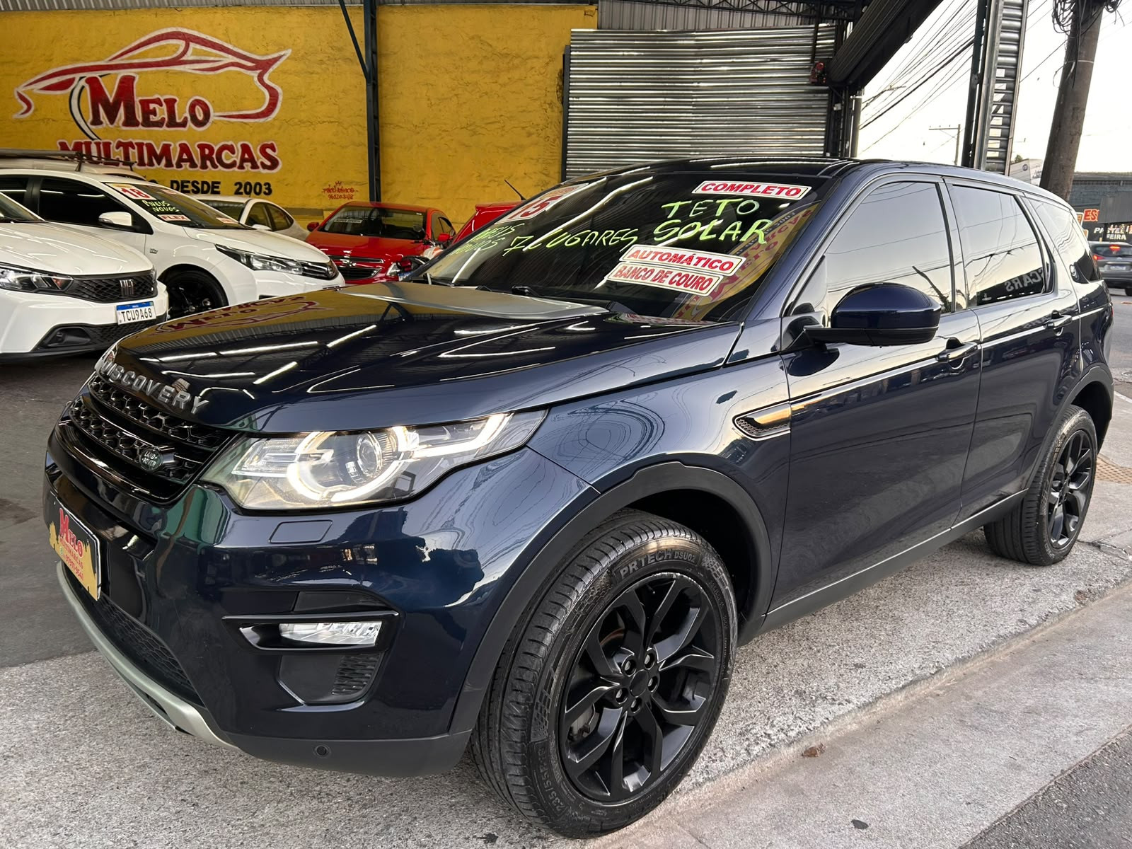 LAND ROVER DISCOVERY SPORT HSE 2.0 ANO 2015, CAMBIO AUTOMÁTICO, 7 LUGARES, PARTIDA START STOP COM TETO PANORÂMICO!!